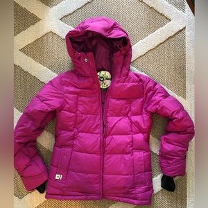 Roxy deep pink/purple warm ski, snowboarding coat